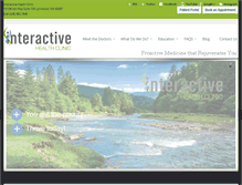 Tablet Screenshot of interactivehealthclinic.com